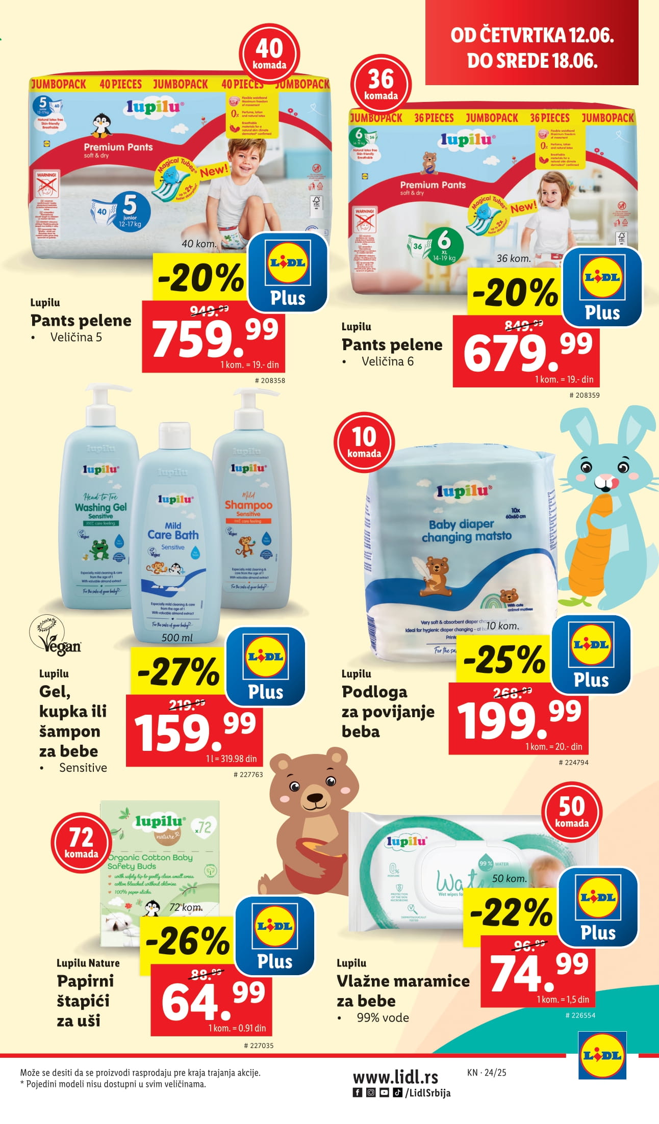 Lidl katalog PREHRANA 12-18.6.2025.