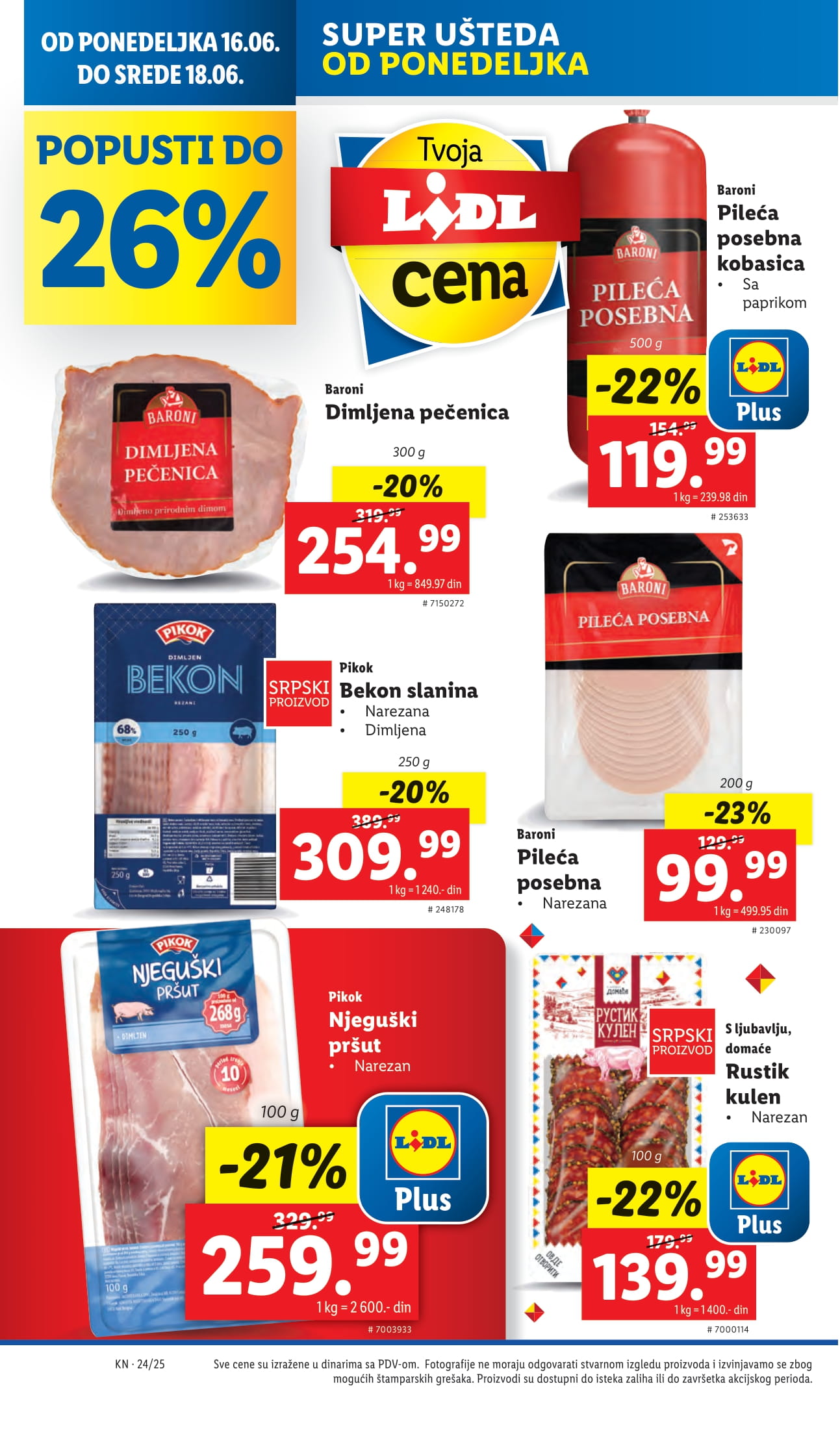 Lidl katalog PREHRANA 12-18.6.2025.