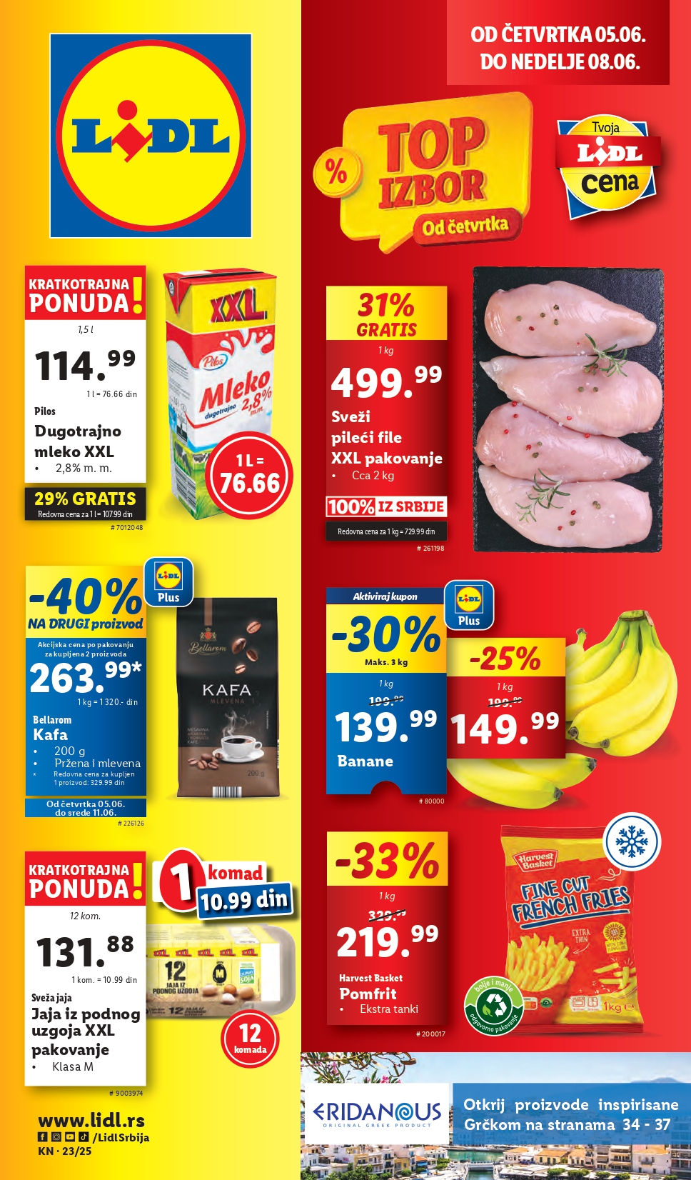 Lidl katalog PREHRANA 5-11.6.2025.