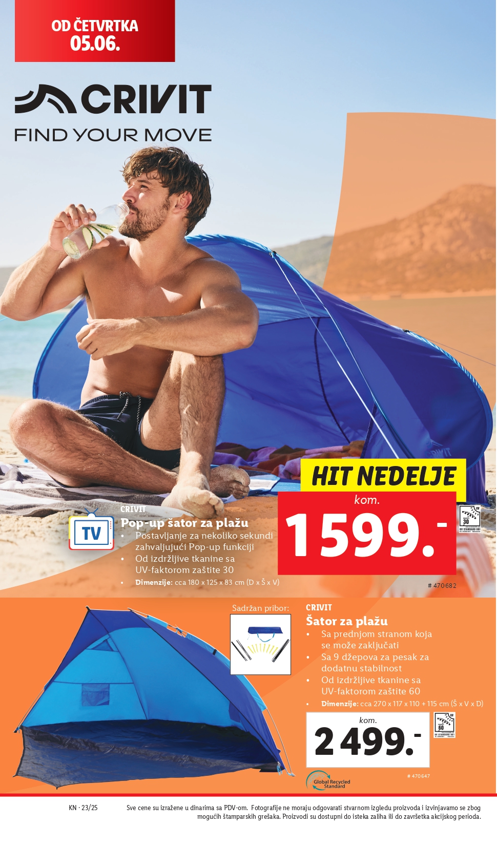 Lidl katalog NEPREHRANA 5-11.6.2025.