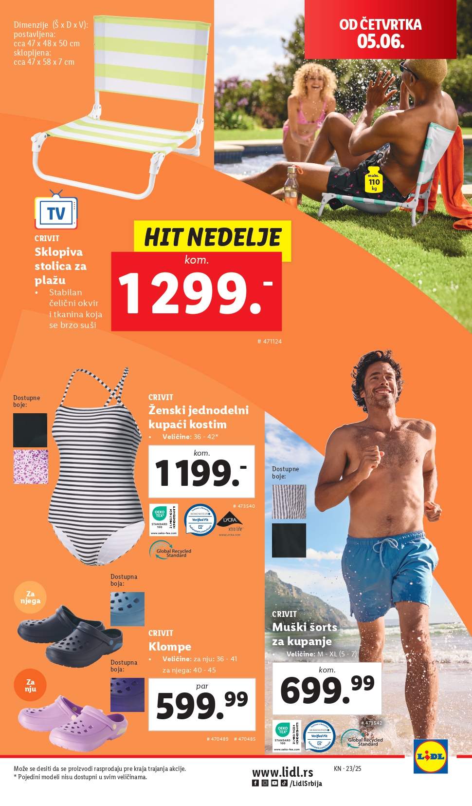 Lidl katalog NEPREHRANA 5-11.6.2025.