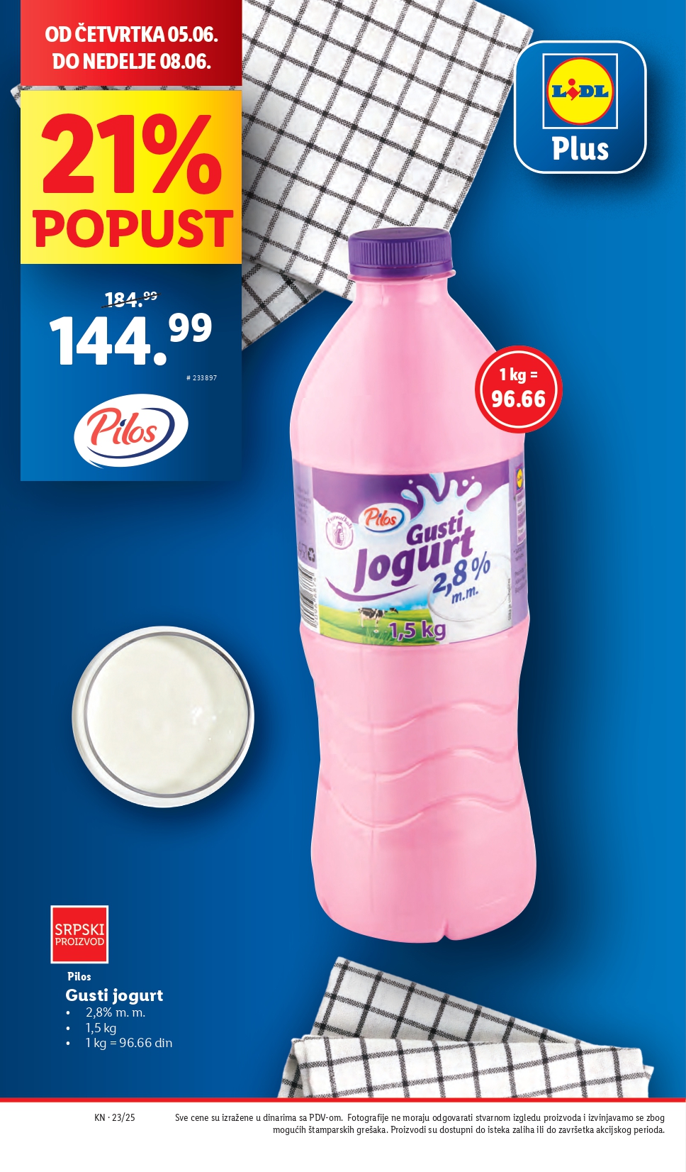 Lidl katalog PREHRANA 5-11.6.2025.