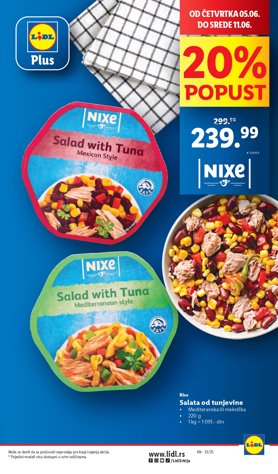 Lidl katalog PREHRANA 5-11.6.2025.