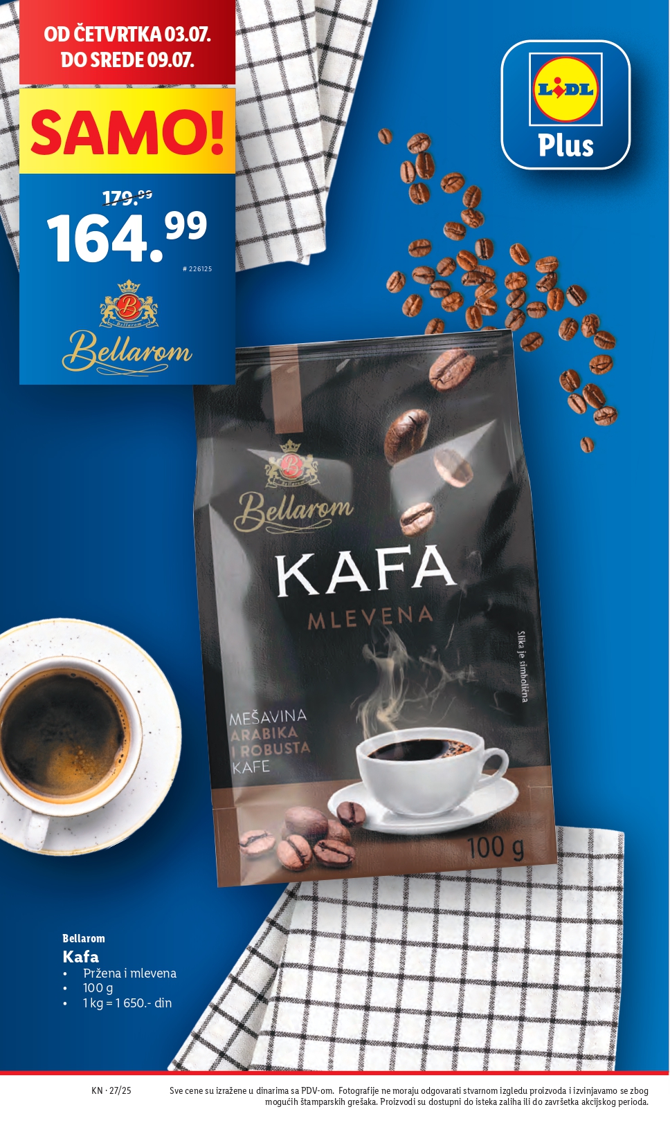 Lidl katalog PREHRANA 3-9.7.2025.