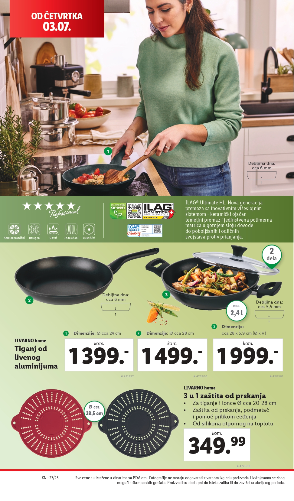 Lidl katalog NEPREHRANA 3-9.7.2025.