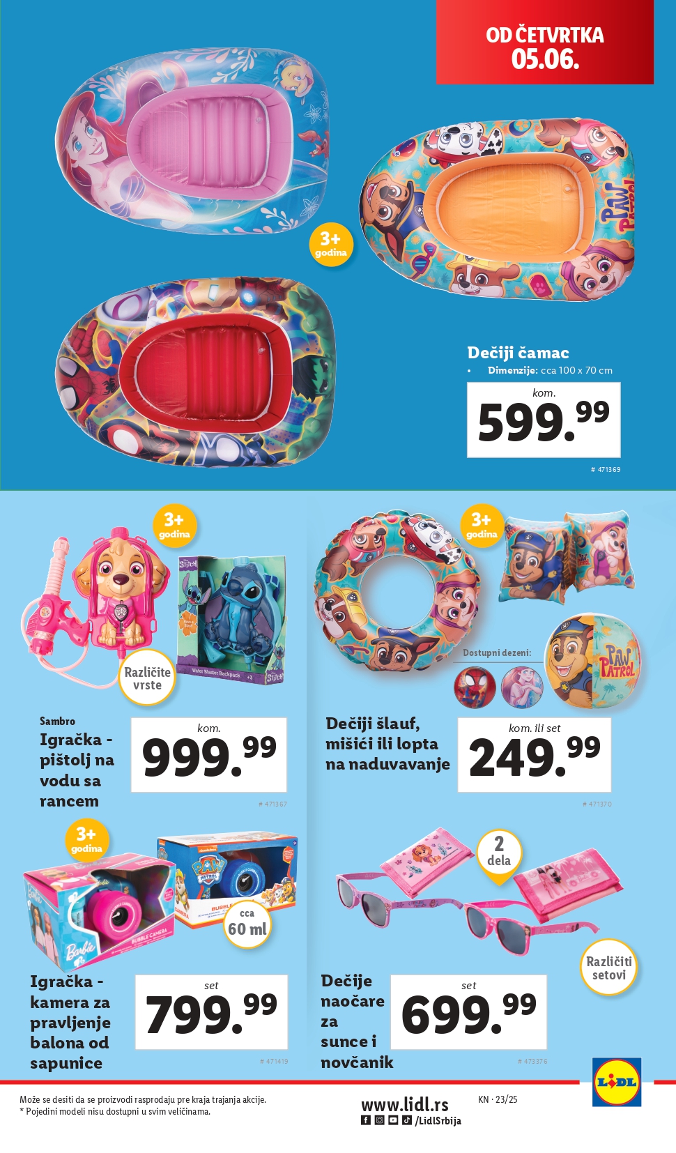 Lidl katalog NEPREHRANA 5-11.6.2025.
