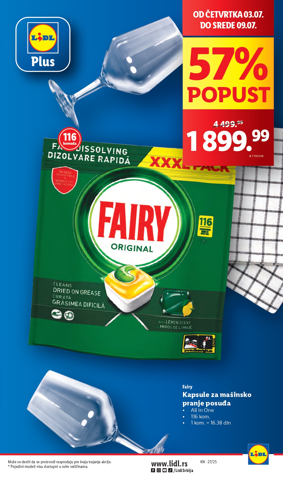 Lidl katalog PREHRANA 3-9.7.2025.