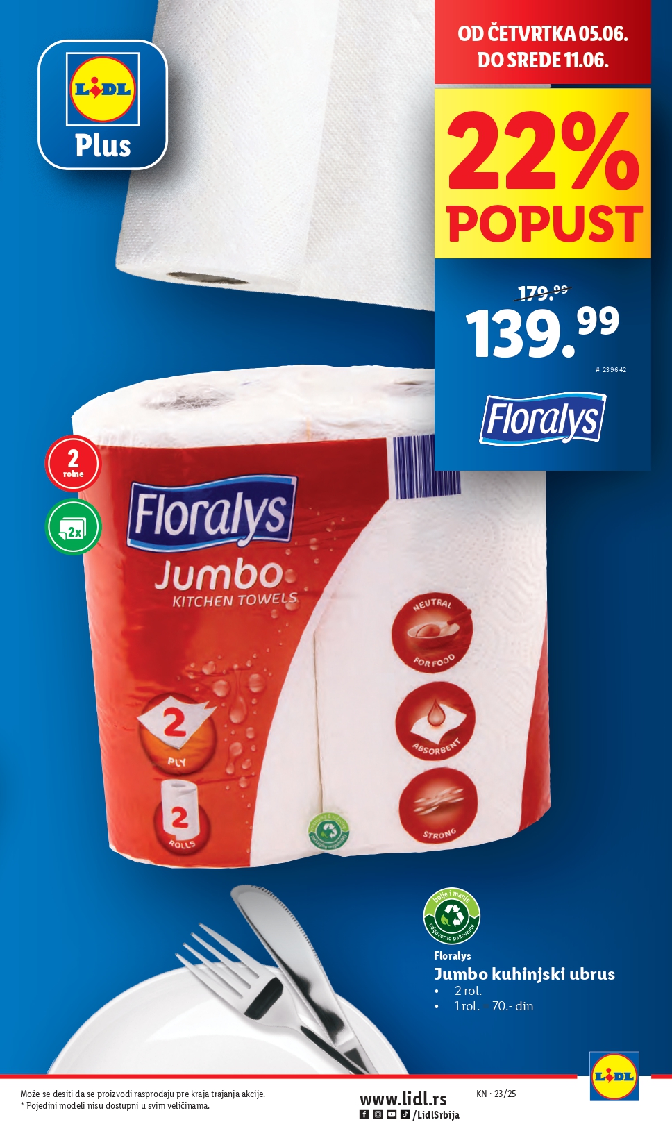 Lidl katalog PREHRANA 5-11.6.2025.