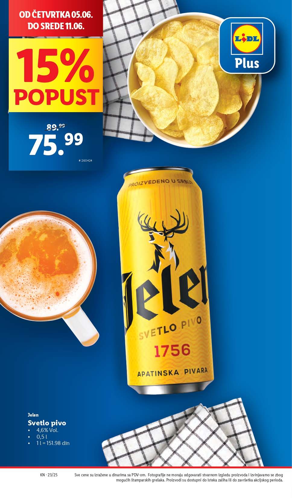 Lidl katalog PREHRANA 5-11.6.2025.