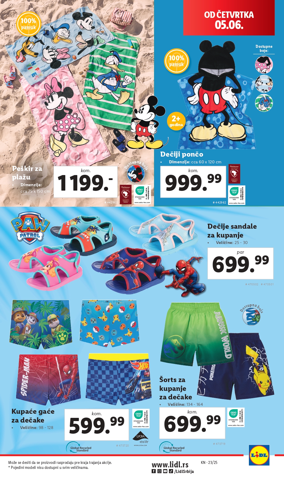 Lidl katalog NEPREHRANA 5-11.6.2025.