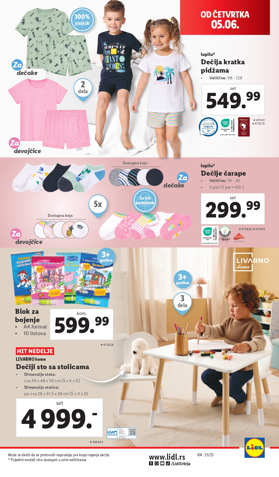 Lidl katalog NEPREHRANA 5-11.6.2025.