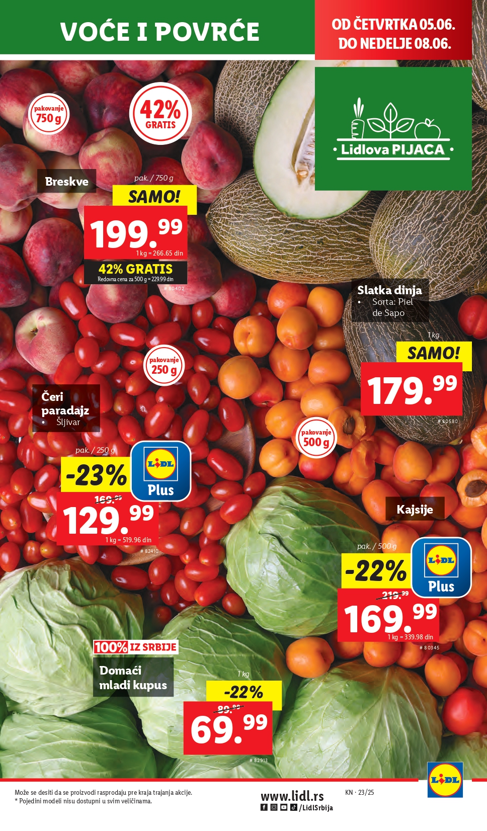 Lidl katalog PREHRANA 5-11.6.2025.