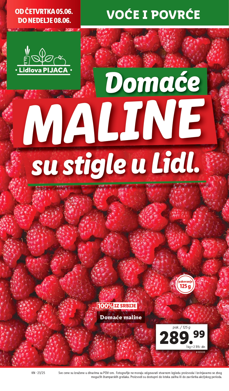 Lidl katalog PREHRANA 5-11.6.2025.