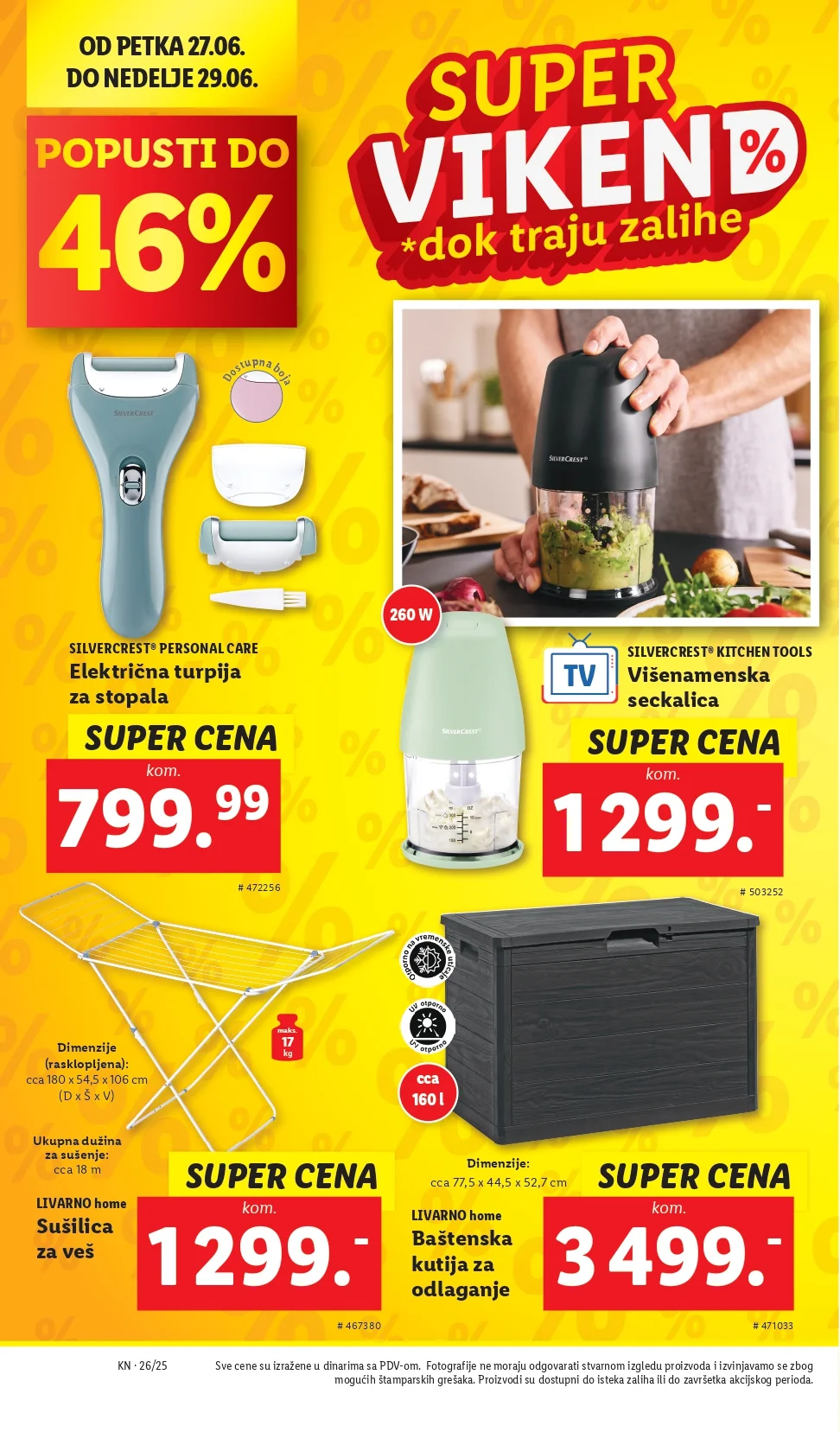 Lidl VIKEND AKCIJA 27-29.6.2025.