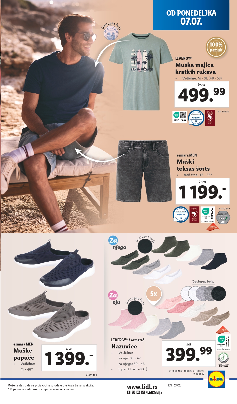 Lidl katalog NEPREHRANA 3-9.7.2025.