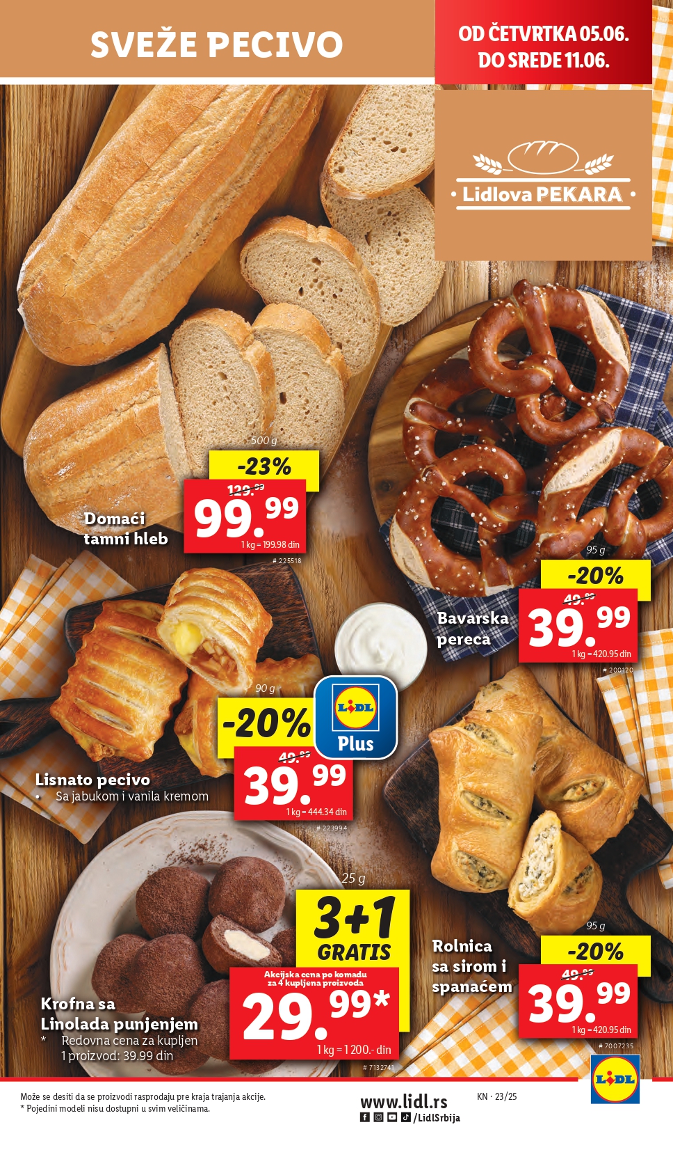 Lidl katalog PREHRANA 5-11.6.2025.