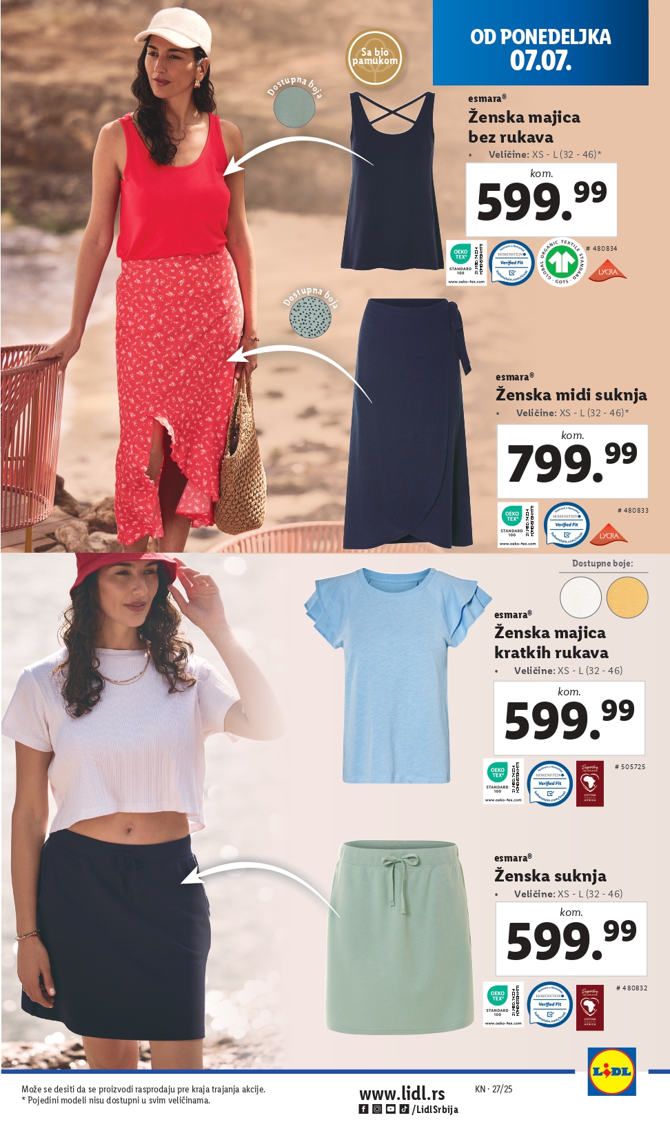 Lidl katalog NEPREHRANA 3-9.7.2025.