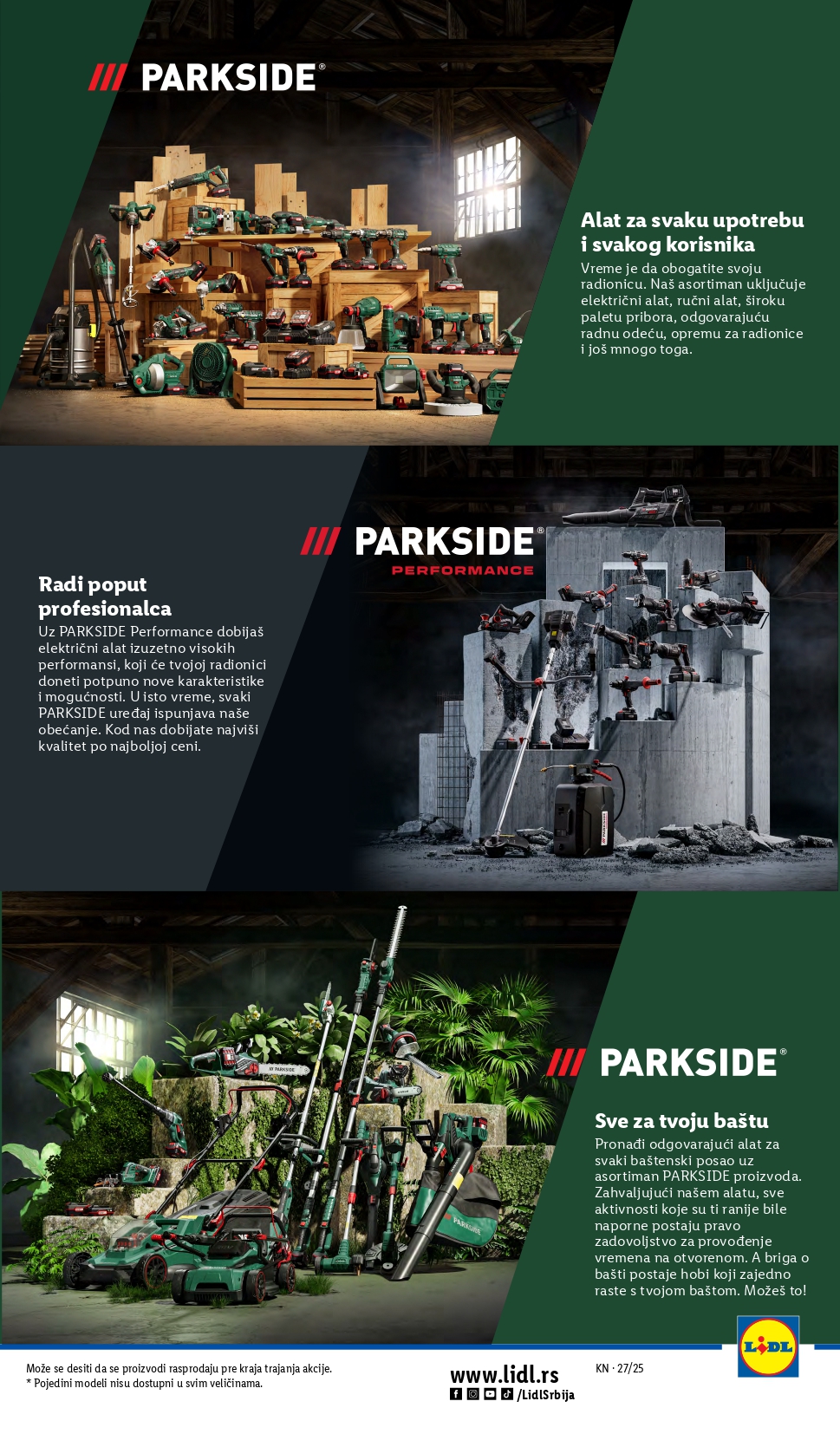 Lidl katalog NEPREHRANA 3-9.7.2025.