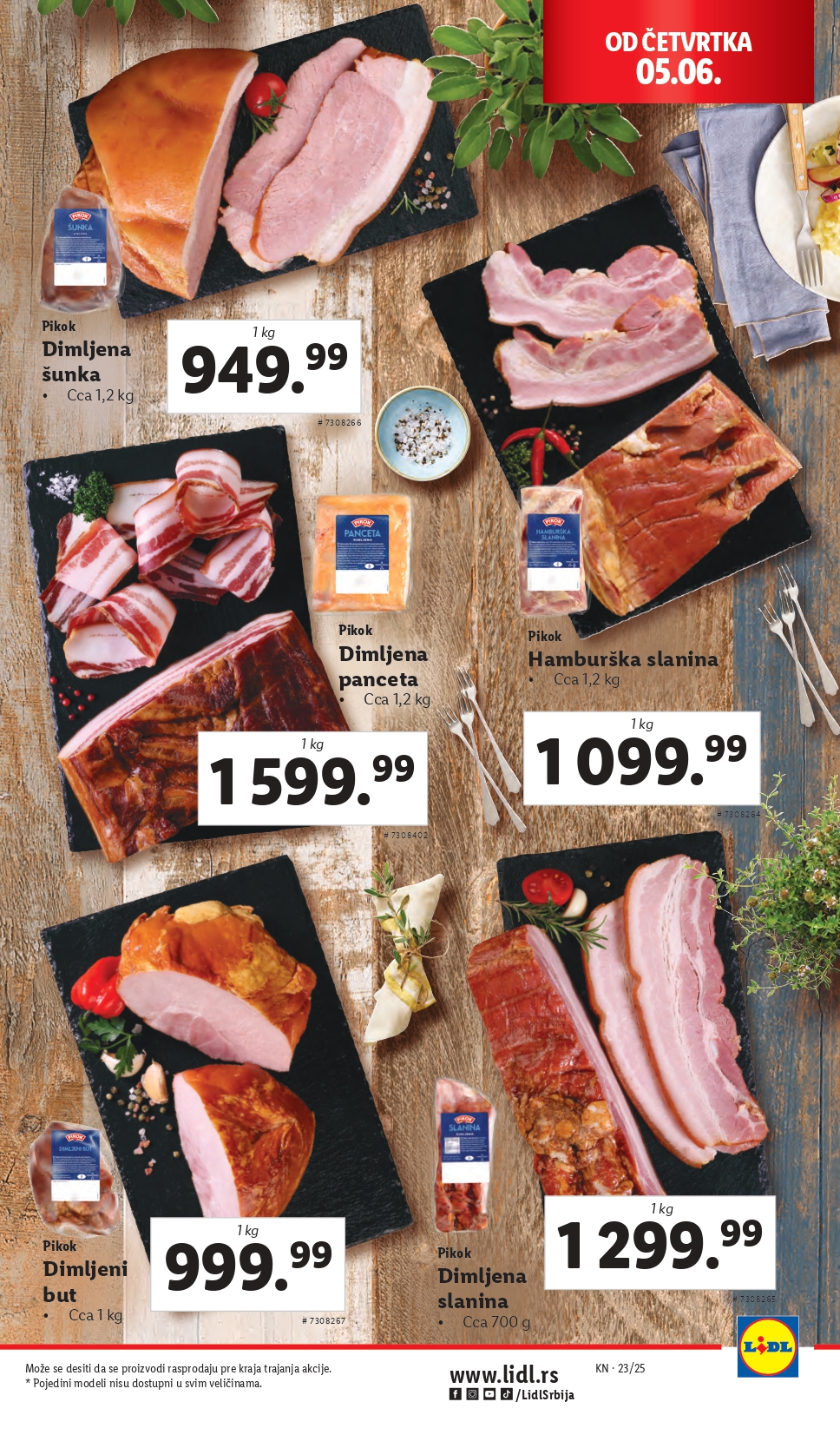 Lidl katalog PREHRANA 5-11.6.2025.