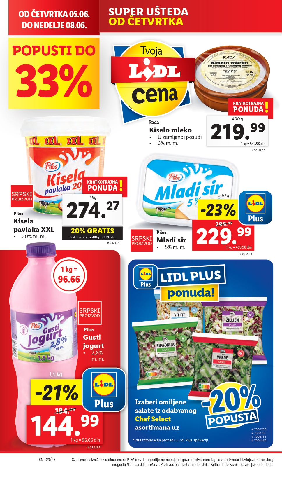 Lidl katalog PREHRANA 5-11.6.2025.