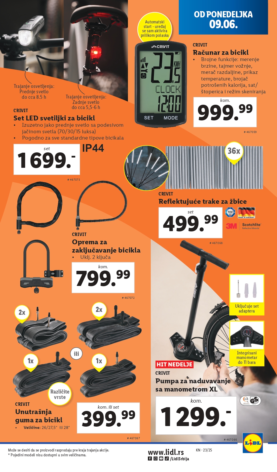 Lidl katalog NEPREHRANA 5-11.6.2025.