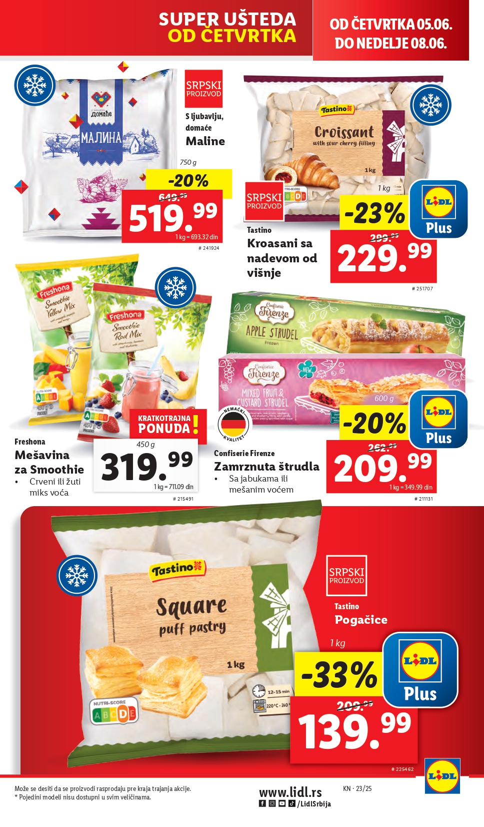 Lidl katalog PREHRANA 5-11.6.2025.