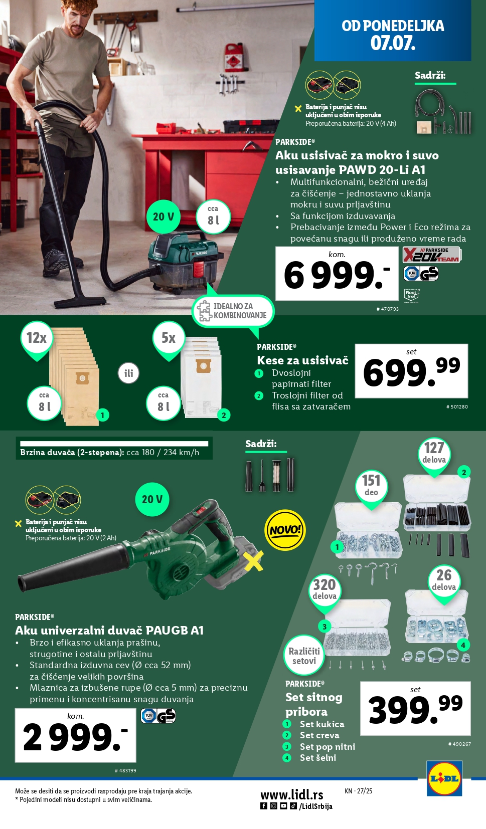 Lidl katalog NEPREHRANA 3-9.7.2025.