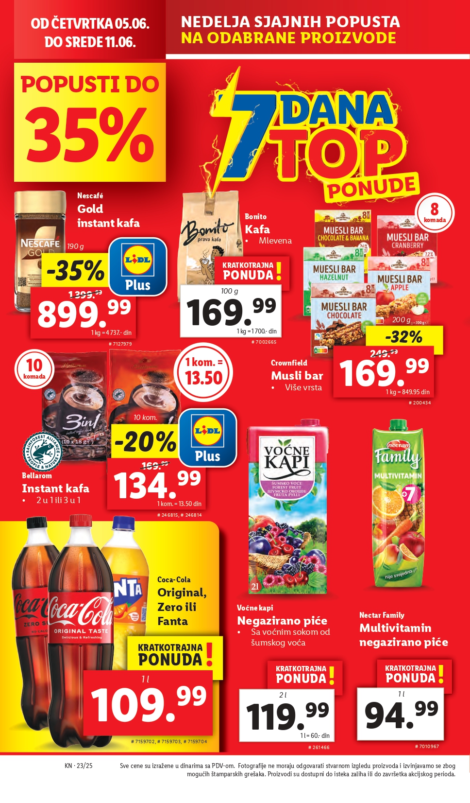 Lidl katalog PREHRANA 5-11.6.2025.