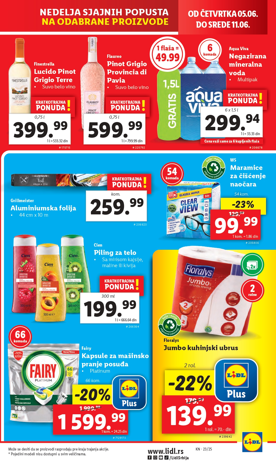 Lidl katalog PREHRANA 5-11.6.2025.