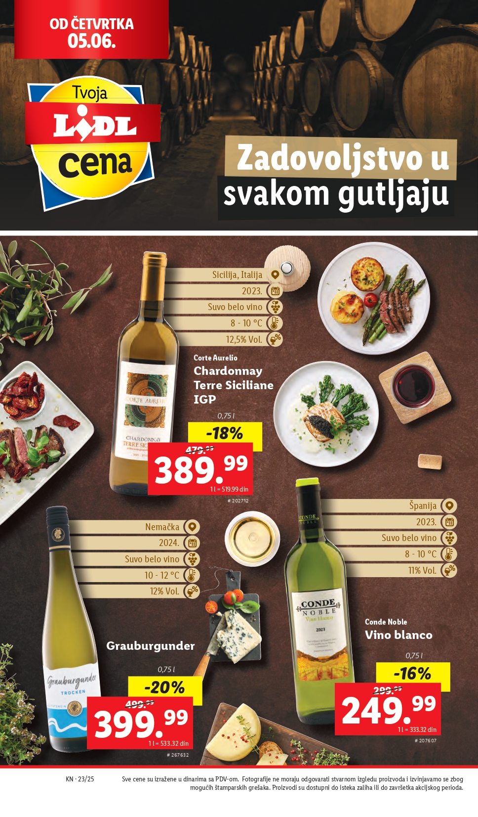 Lidl katalog PREHRANA 5-11.6.2025.