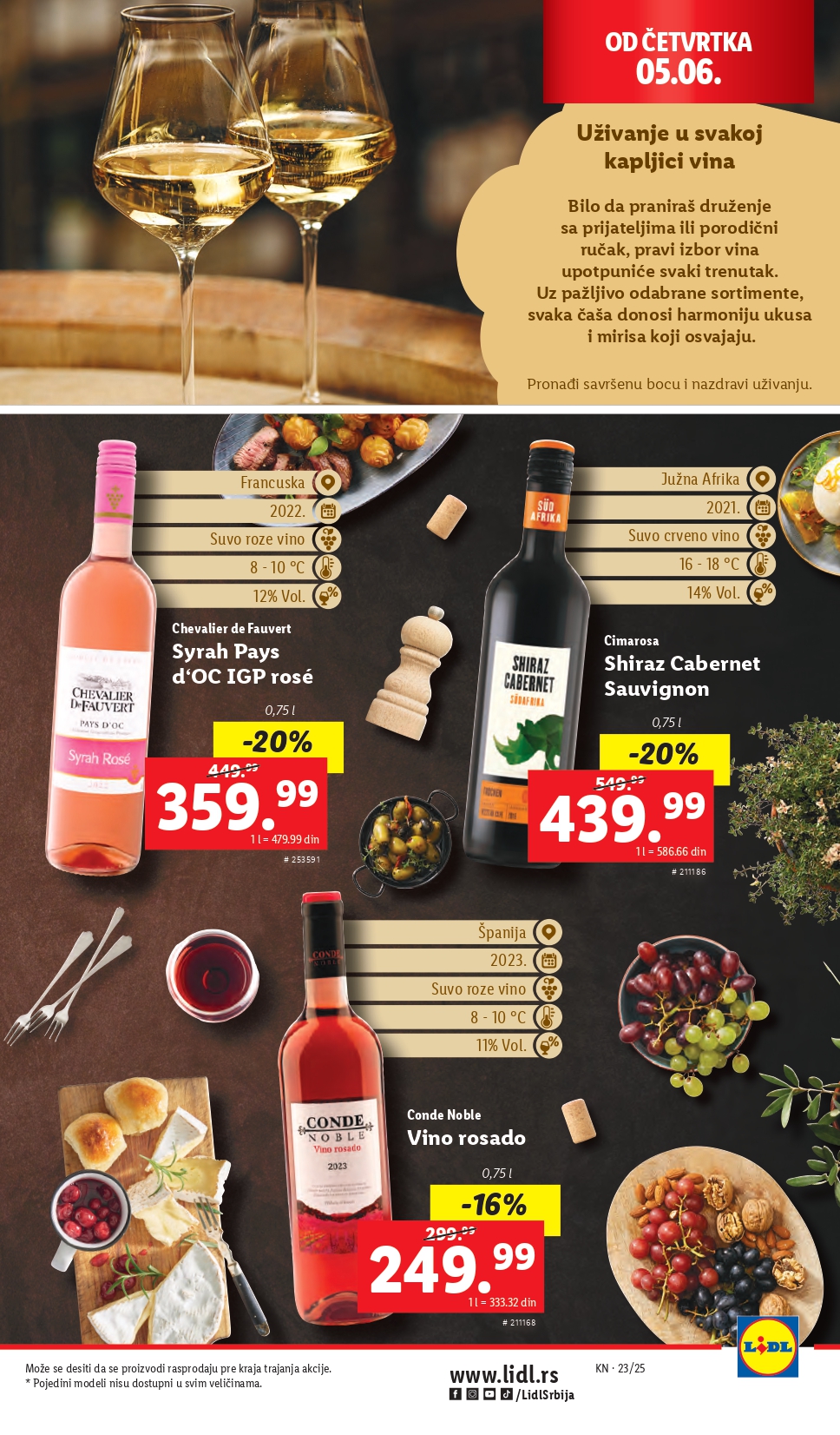 Lidl katalog PREHRANA 5-11.6.2025.