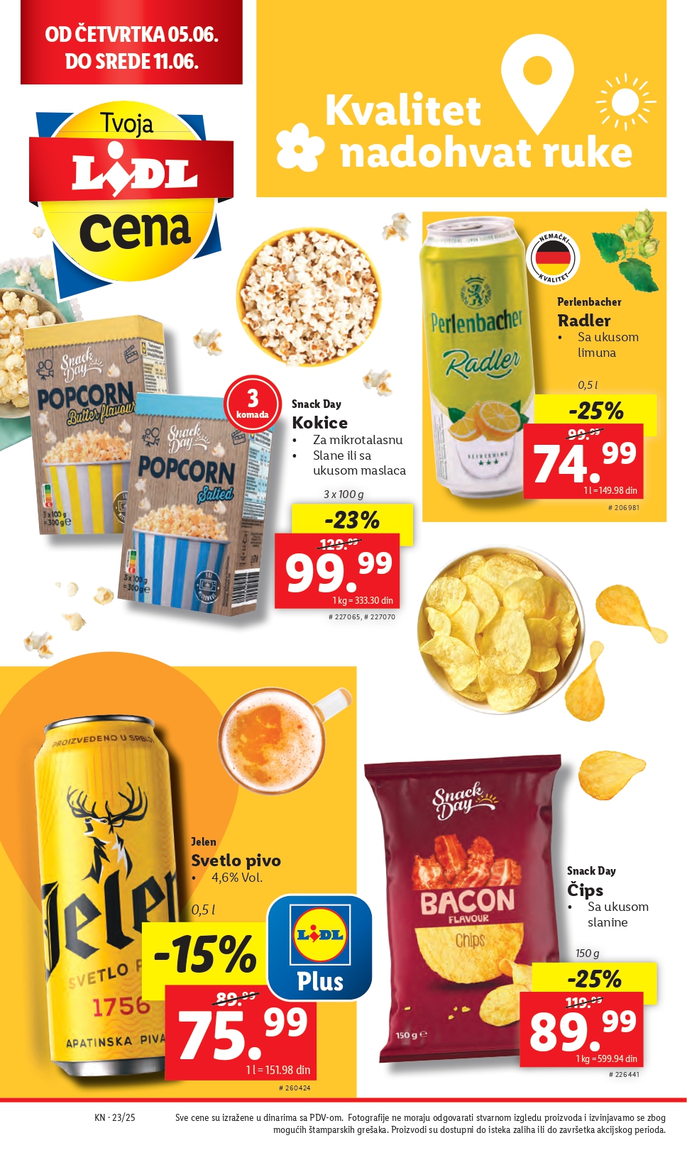 Lidl katalog PREHRANA 5-11.6.2025.