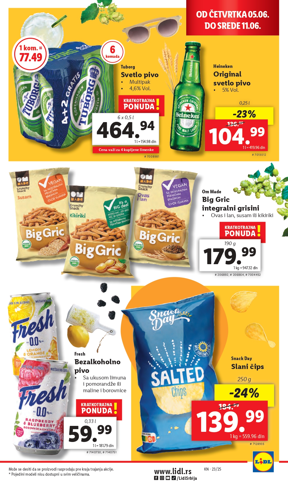 Lidl katalog PREHRANA 5-11.6.2025.