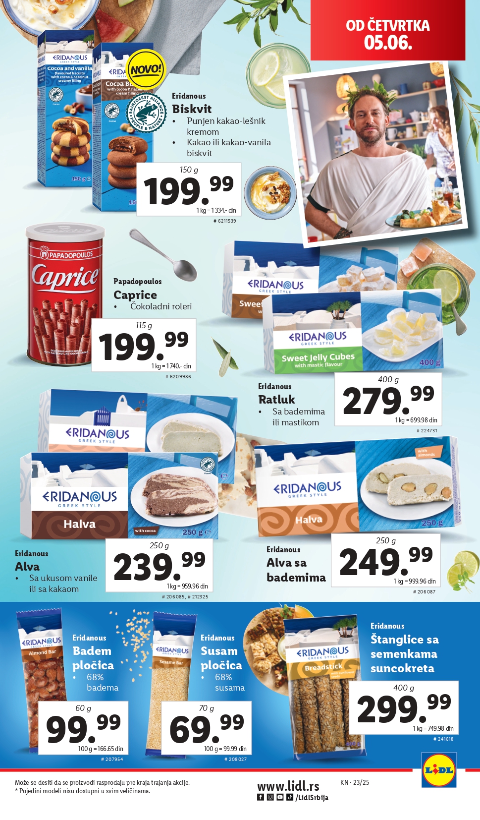 Lidl katalog PREHRANA 5-11.6.2025.