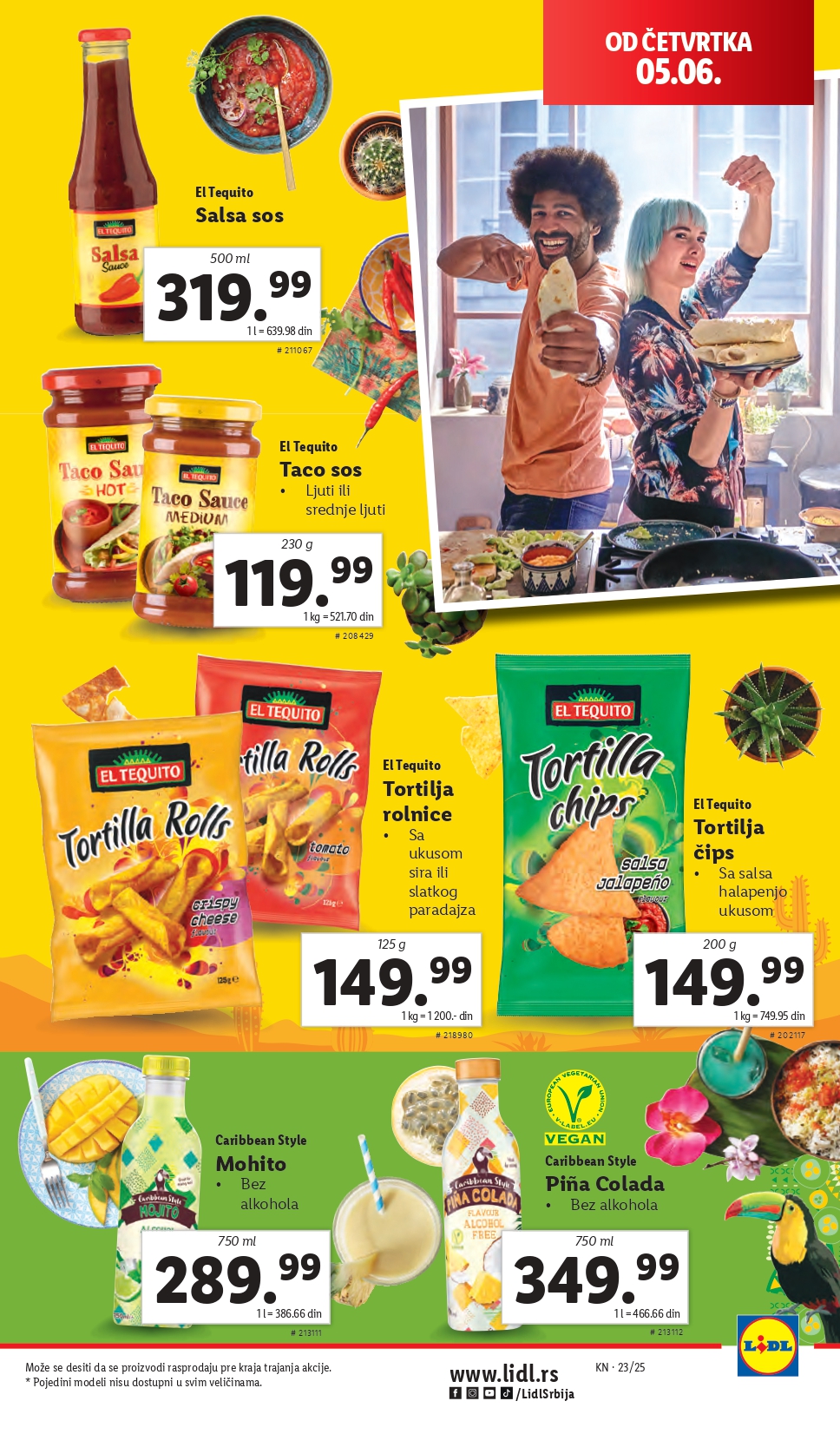 Lidl katalog PREHRANA 5-11.6.2025.