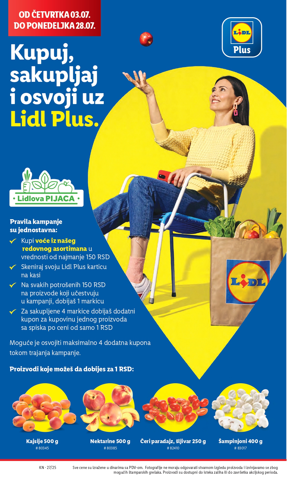Lidl katalog PREHRANA 3-9.7.2025.