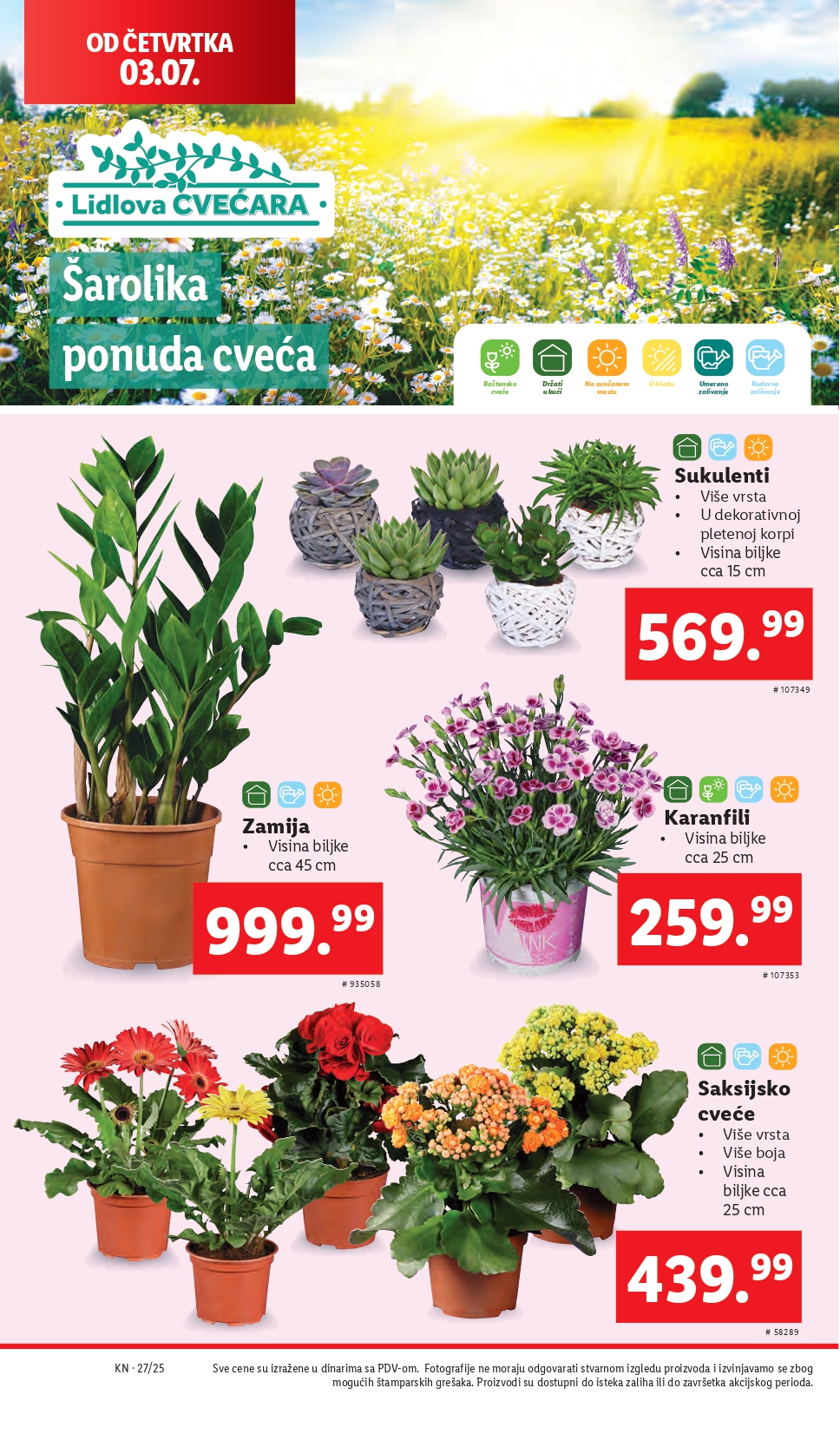Lidl katalog PREHRANA 3-9.7.2025.