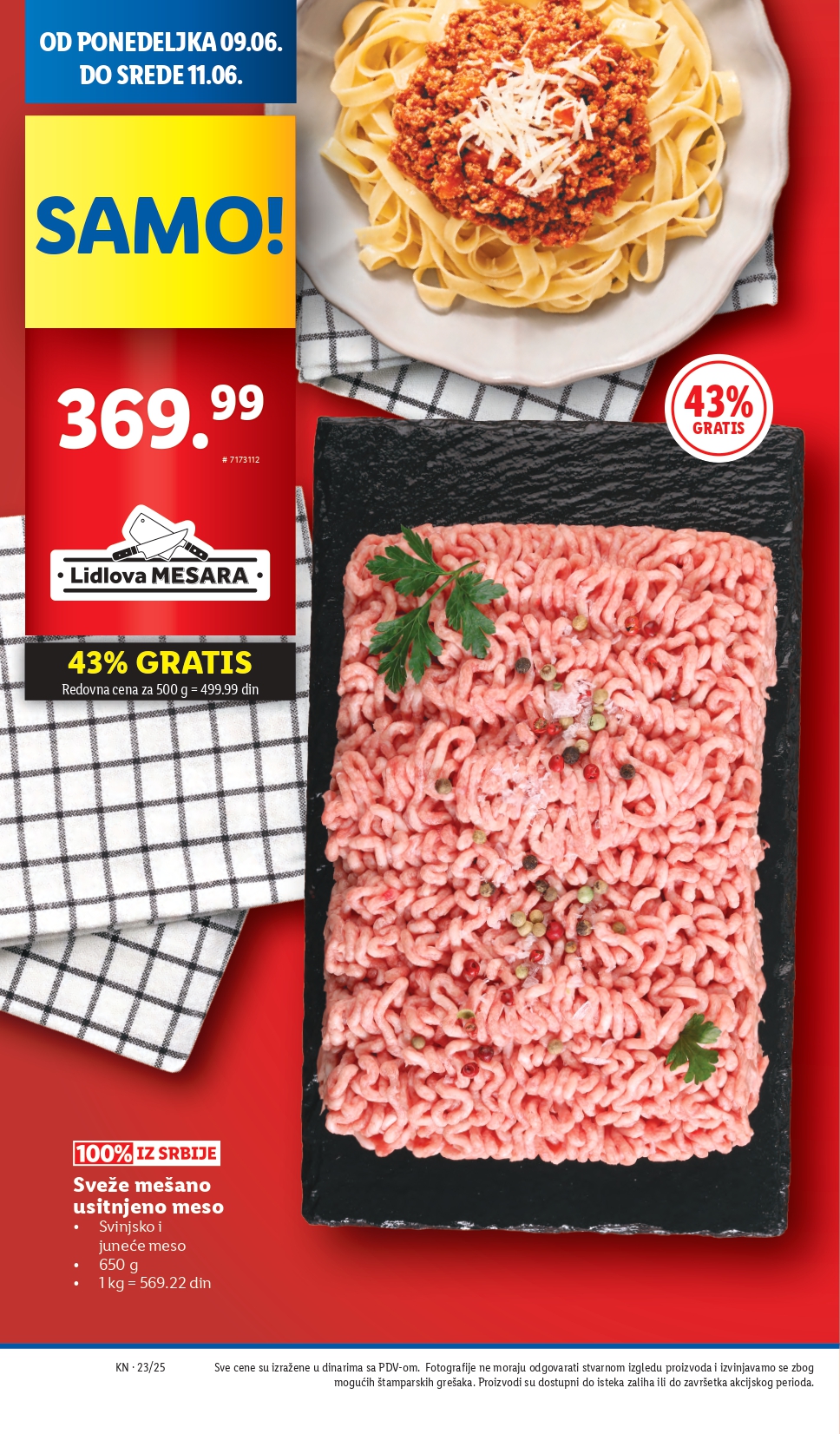 Lidl katalog PREHRANA 5-11.6.2025.