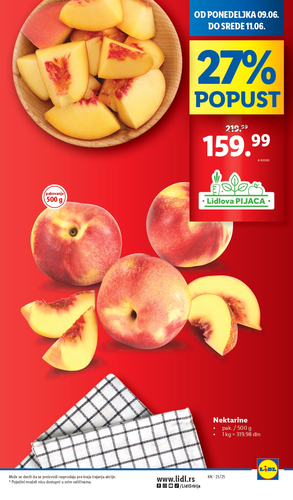 Lidl katalog PREHRANA 5-11.6.2025.