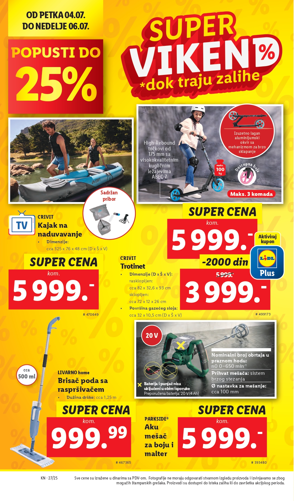 Lidl katalog PREHRANA 3-9.7.2025.