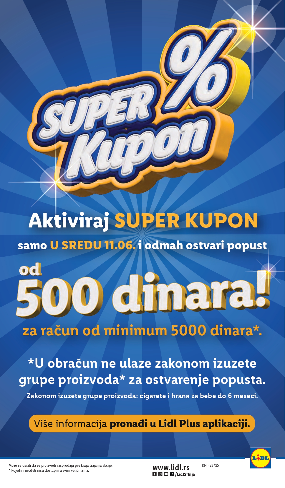 Lidl katalog PREHRANA 5-11.6.2025.
