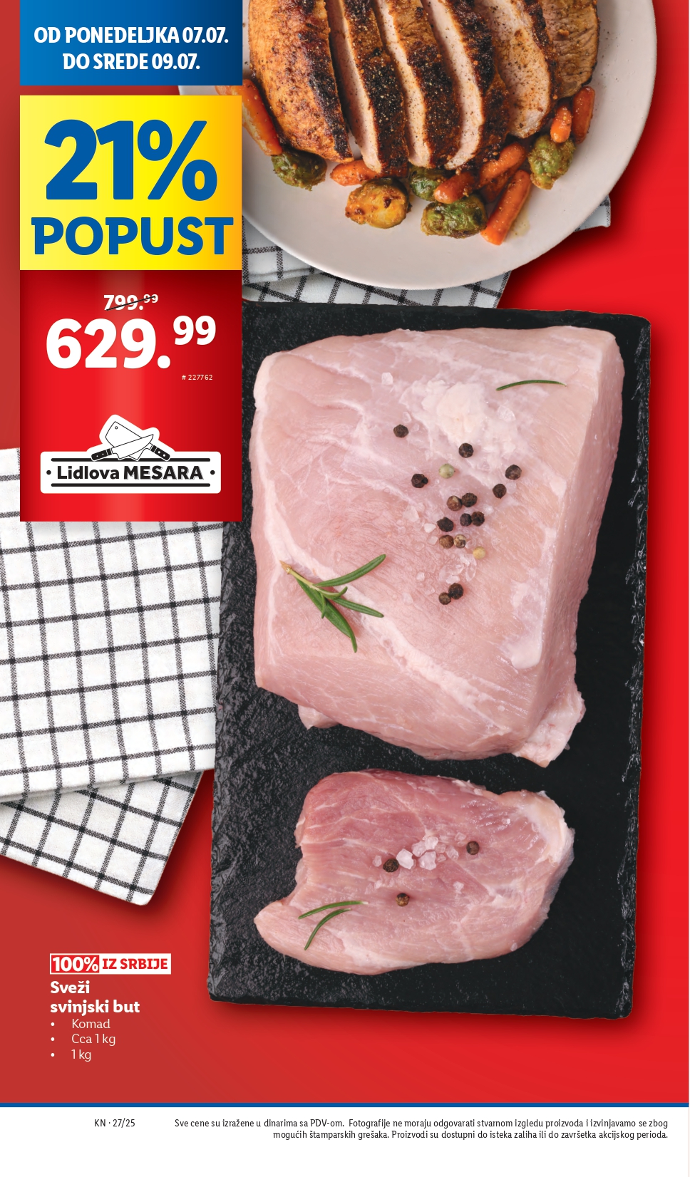 Lidl katalog PREHRANA 3-9.7.2025.
