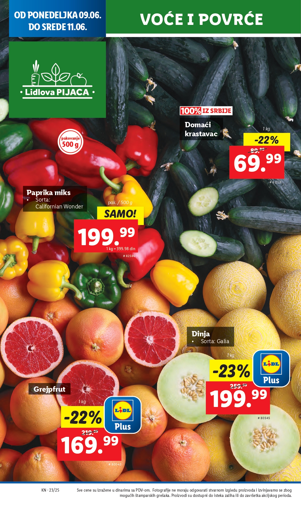 Lidl katalog PREHRANA 5-11.6.2025.