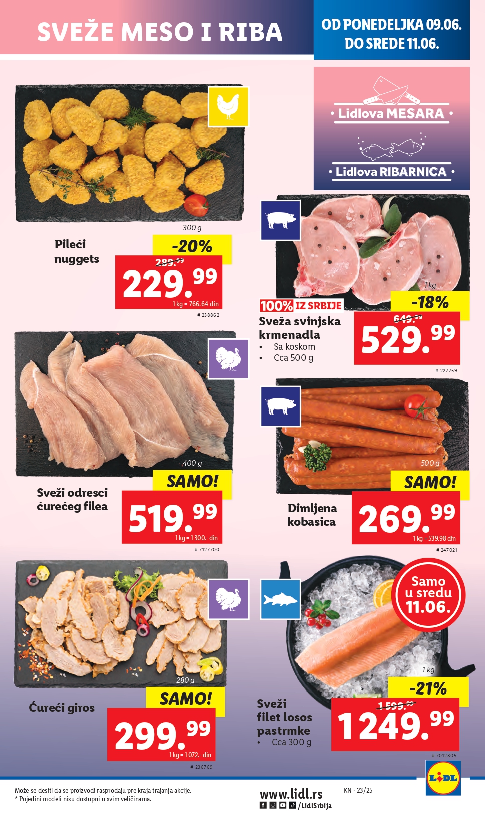 Lidl katalog PREHRANA 5-11.6.2025.