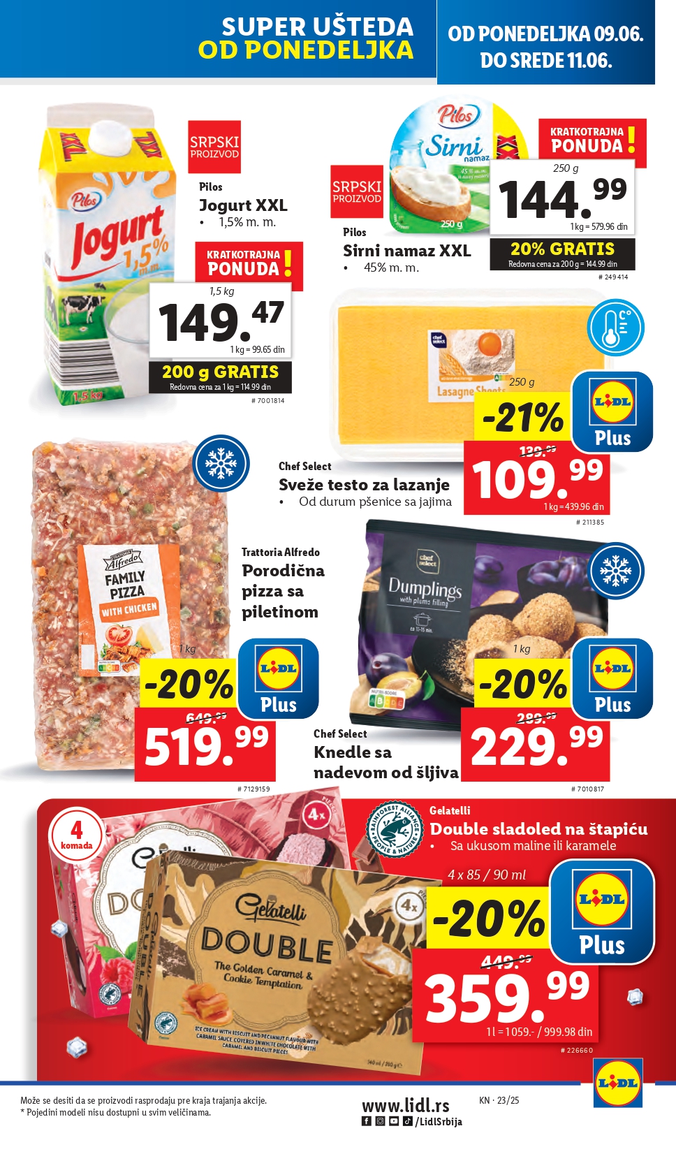 Lidl katalog PREHRANA 5-11.6.2025.