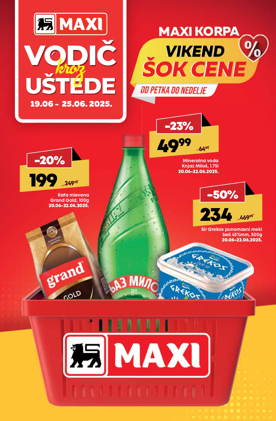 Mega Maxi katalog VODIČ KROZ UŠTEDE 19-25.6.2025.