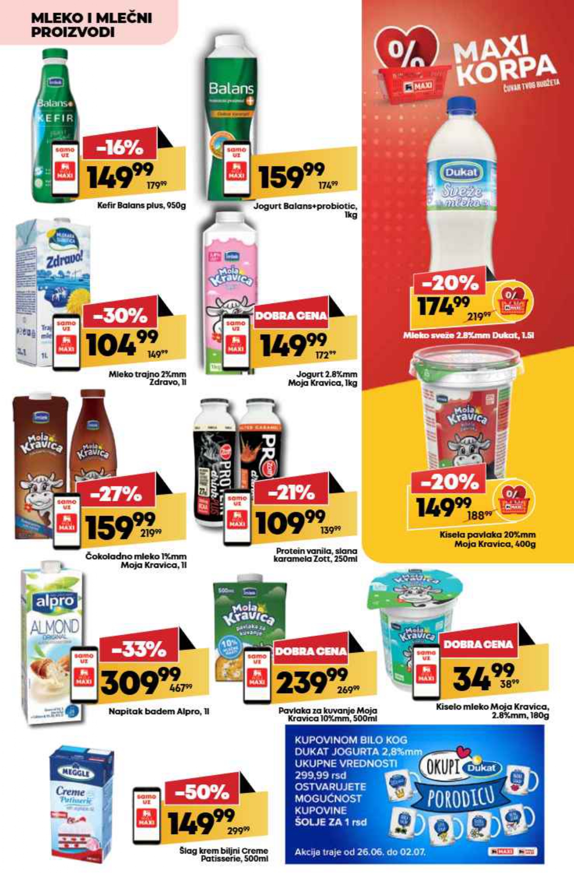 Mega Maxi katalog VODIČ KROZ UŠTEDE 26.6-2.7.2025.