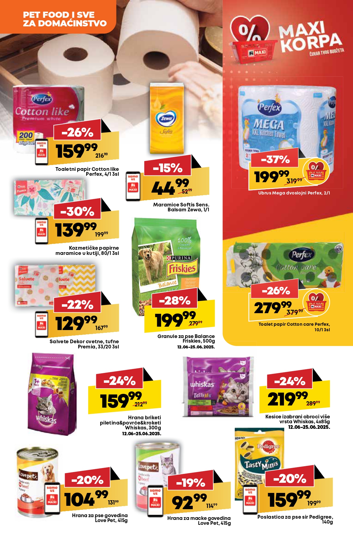 Mega Maxi katalog VODIČ KROZ UŠTEDE 19-25.6.2025.