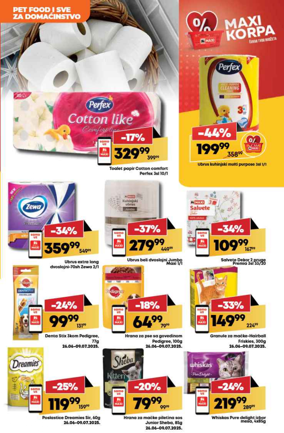 Mega Maxi katalog VODIČ KROZ UŠTEDE 26.6-2.7.2025.