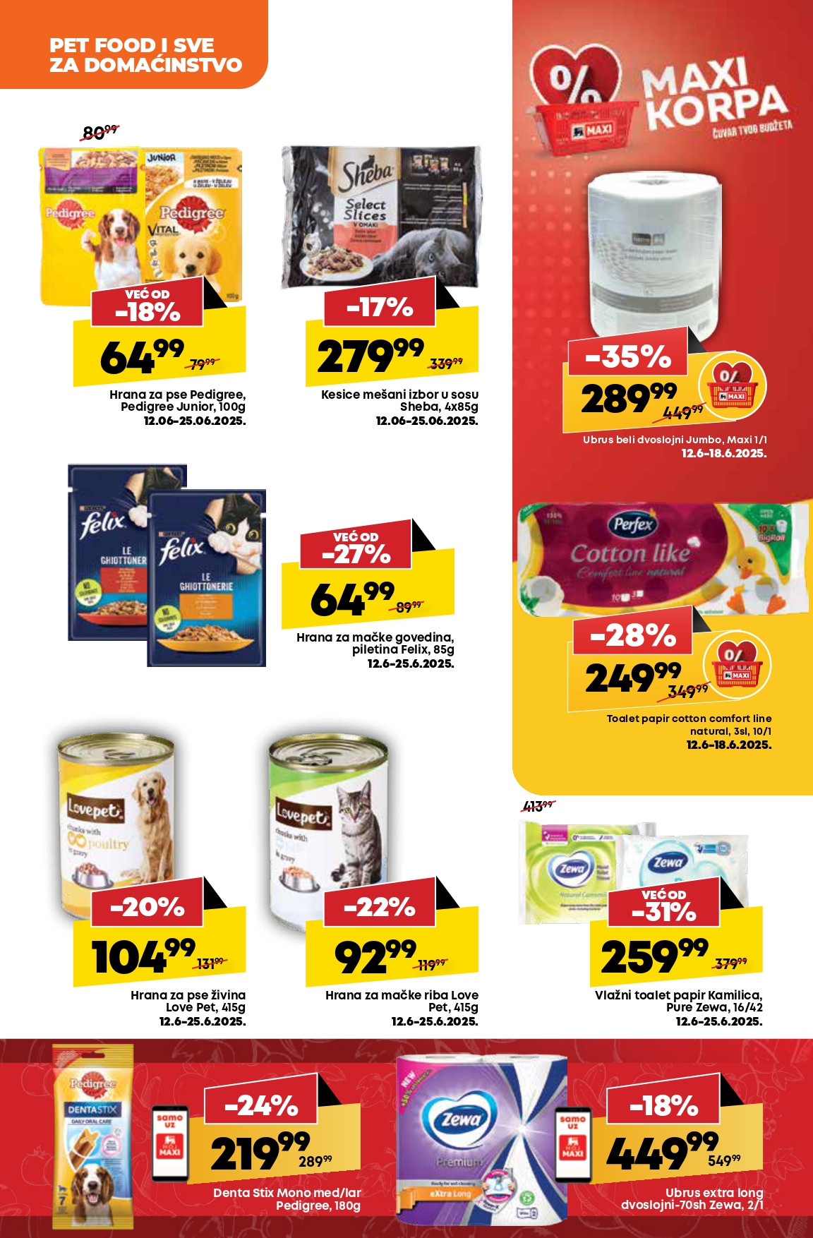 Mega Maxi katalog VODIČ KROZ UŠTEDE 12-18.6.2025.